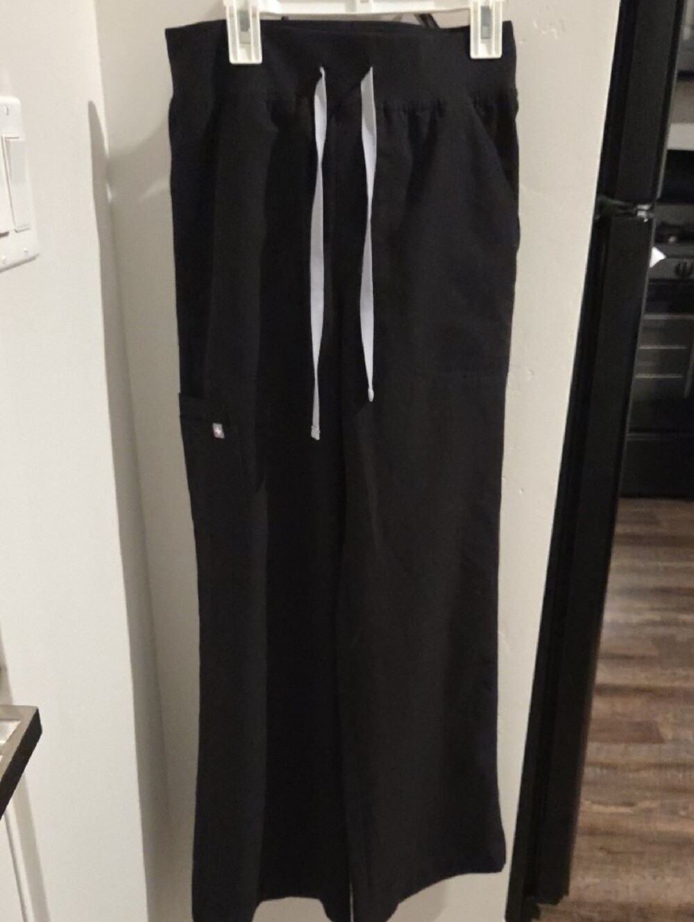 WOMENS FIGS XS WIDE LEG SCRUB PANTS